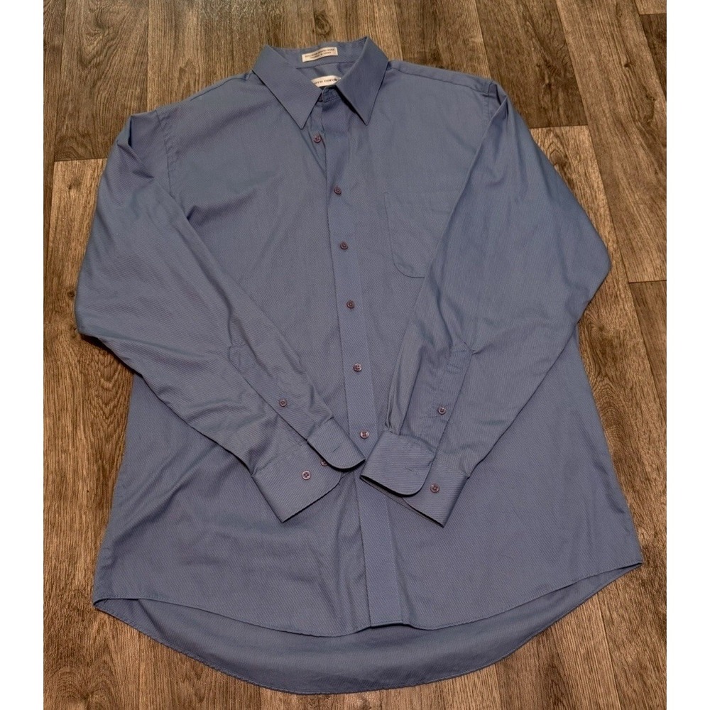 NEW Pierre Cardin Button-down Men's Long Sleeve Dress Shirt No Tags 16 1/2 34/35